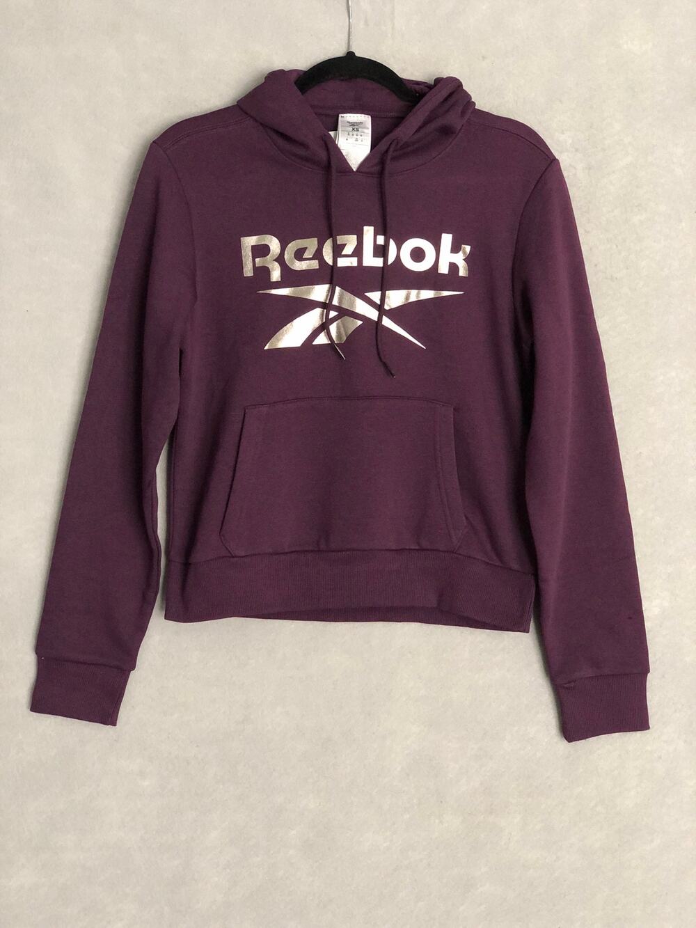 Reebok Pull-Over Hoodie Purple Women's XS NEW